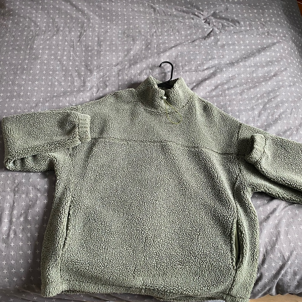 Green Cozy sheep sweater